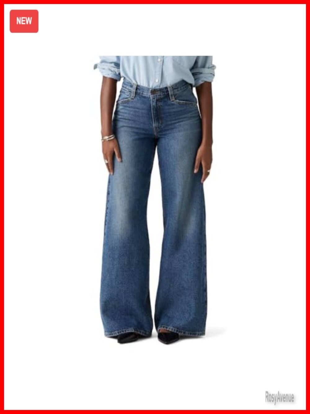 Levi's 94 Baggy Wide Leg Mid Rise Non-Stretch Jeans
